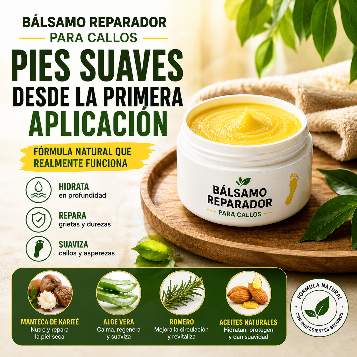 Bálsamo Reparador para Callos – Suaviza y Restaura tus Pies
