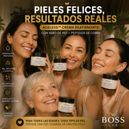 BOSS AGELESS™ – El Ritual Diario para una Piel Firme y Radiante