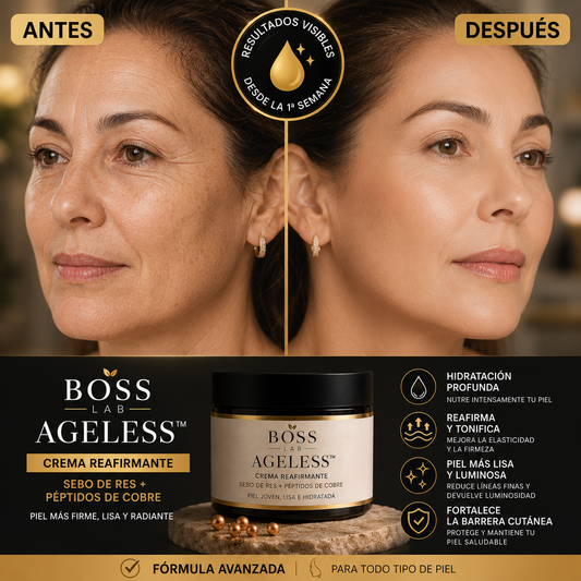 BOSS AGELESS™ – El Ritual Diario para una Piel Firme y Radiante