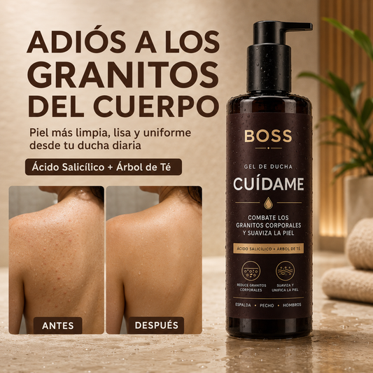 BOSS CUÍDAME — Gel de Ducha Anti-Granitos