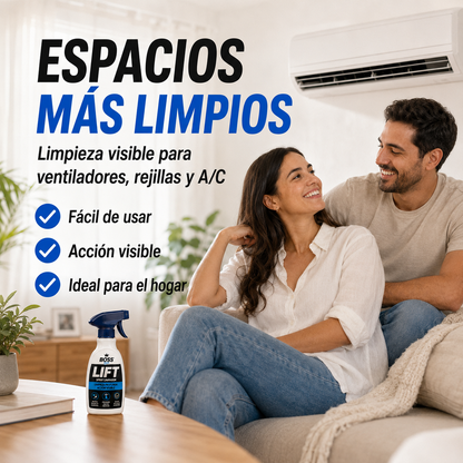 BOSS LIFT | Spray limpiador para ventiladores, rejillas y aire acondicionado