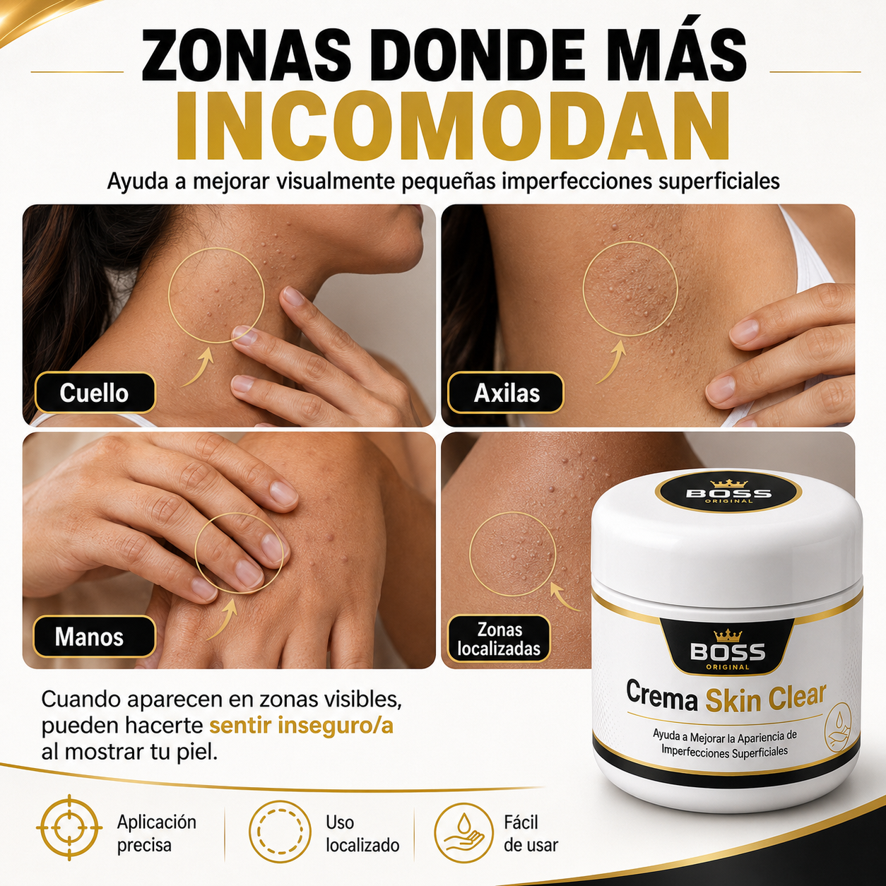 Crema Skin Clear – Ayuda a Mejorar la Apariencia de Imperfecciones Superficiales