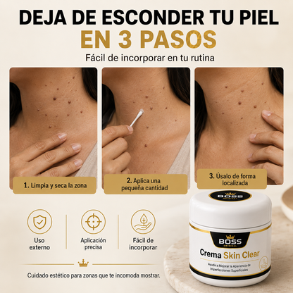 Crema Skin Clear – Ayuda a Mejorar la Apariencia de Imperfecciones Superficiales