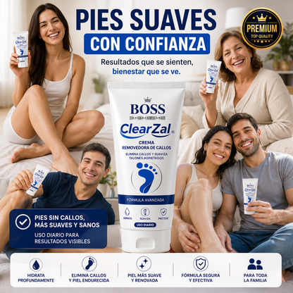 Crema ClearZal – Elimina Callos y Suaviza Talones Agrietados