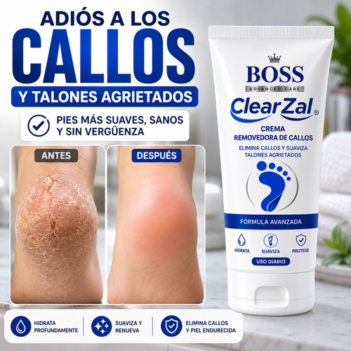 Crema ClearZal – Elimina Callos y Suaviza Talones Agrietados