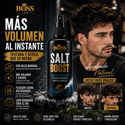 Salt Boost – Aumenta el Volumen y la Textura del Cabello