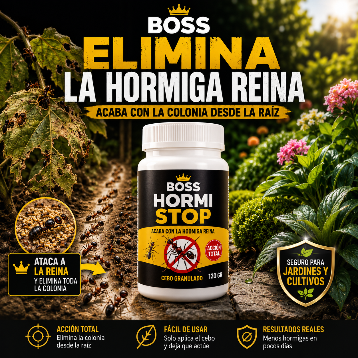 Boss Hormi Stop-El Mejor Eliminador de Hormiga