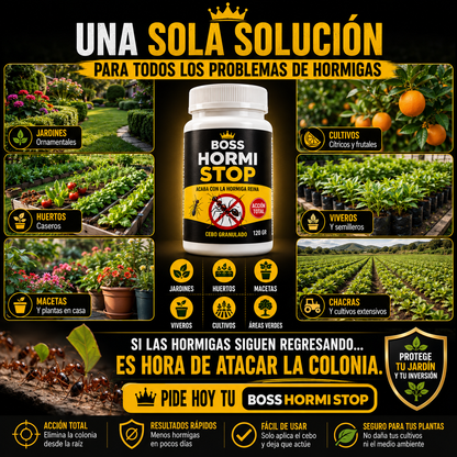Boss Hormi Stop-El Mejor Eliminador de Hormiga