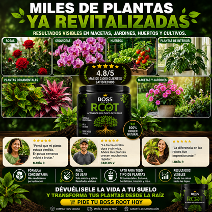 Boss Root-Recupera Tus Plantas Desde la Raíz