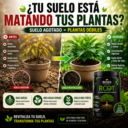 Boss Root-Recupera Tus Plantas Desde la Raíz