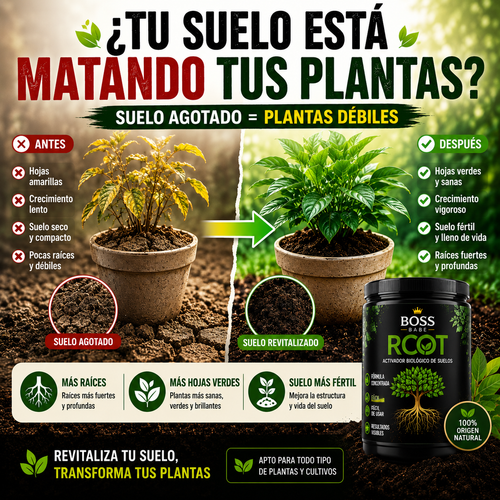 Boss Root-Recupera Tus Plantas Desde la Raíz