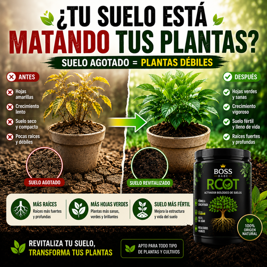 Boss Root-Recupera Tus Plantas Desde la Raíz