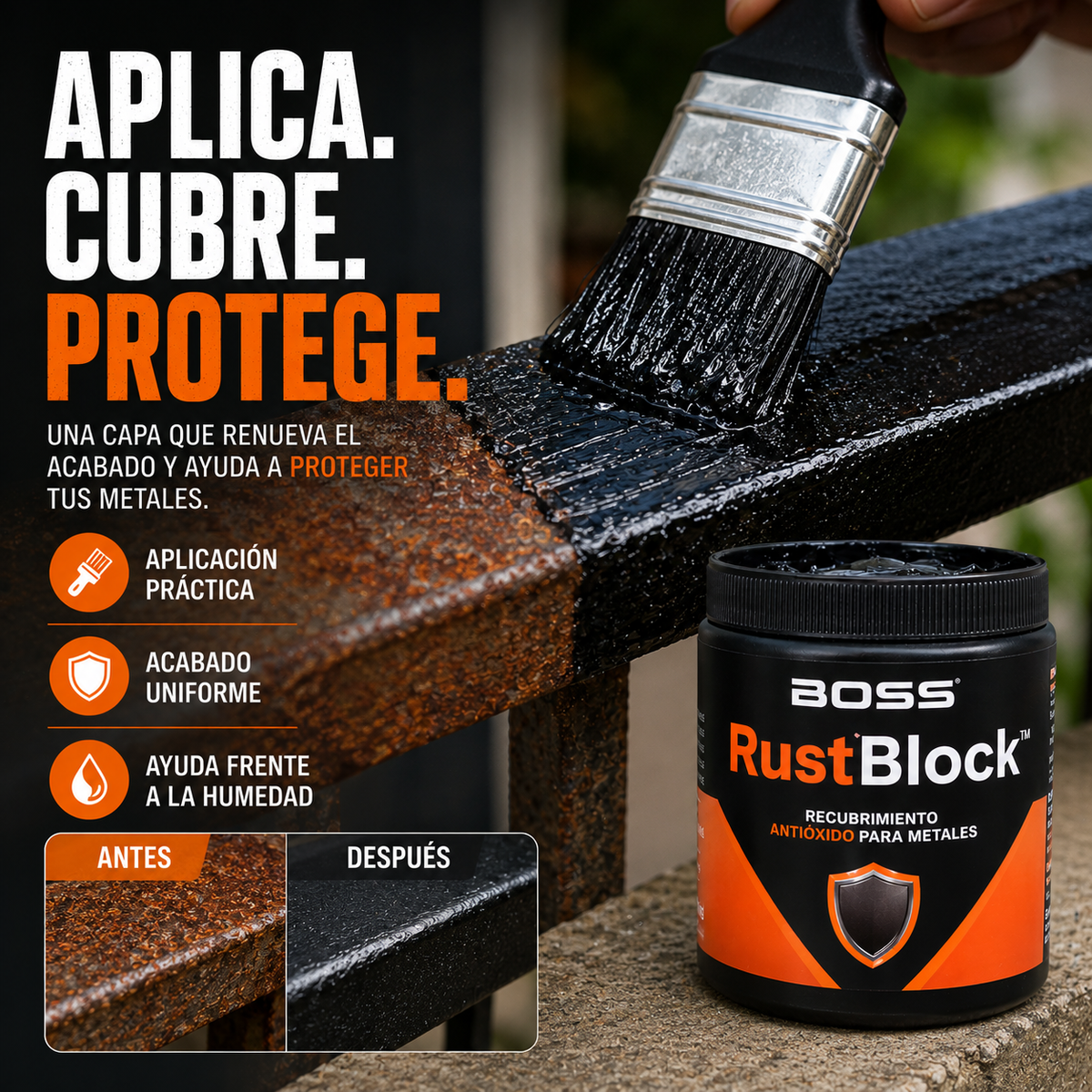 RustBlock™ | Recubrimiento Antióxido para Metales