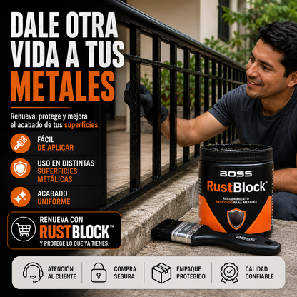RustBlock™ | Recubrimiento Antióxido para Metales