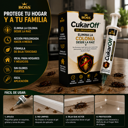 CukarOff® Gel Profesional – Elimina la Colonia Desde la Raíz