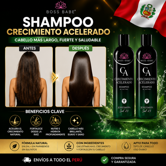 SHAMPO DE CRECIMIENTO ULTRA ACELERADO + OBSEQUIO