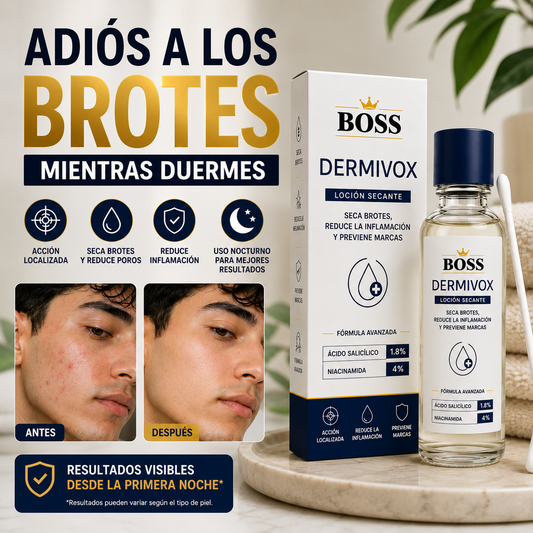 Dermivox – Seca Brotes, Reduce la Inflamación y Previene Marcas