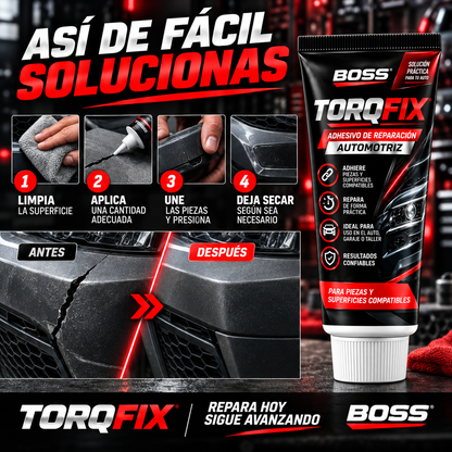 BOSS TORQFIX - Adhesivo de reparación automotriz