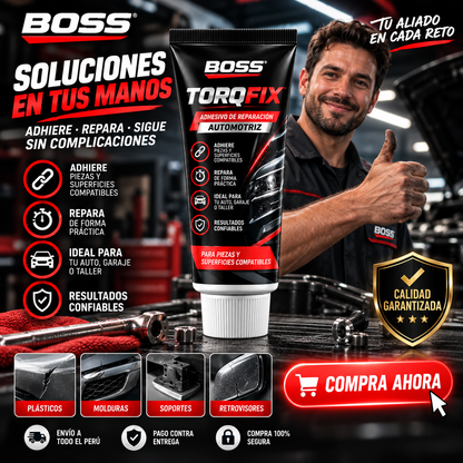 BOSS TORQFIX - Adhesivo de reparación automotriz