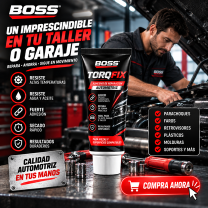 BOSS TORQFIX - Adhesivo de reparación automotriz
