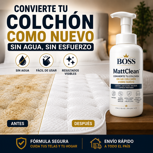BOSS MattClean™ –  Acabado limpio y elegante inspirado en hoteles de alta gama.