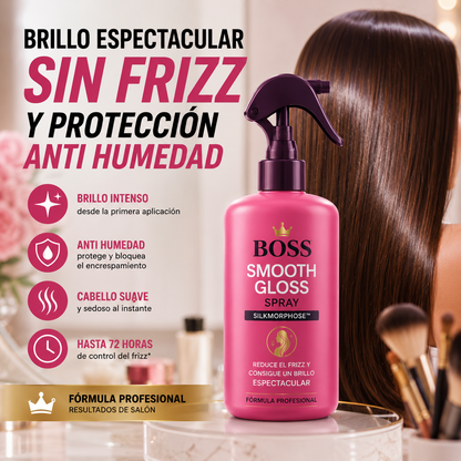Smooth Gloss Spray – Reduce el Frizz y Consigue un Brillo Espectacular