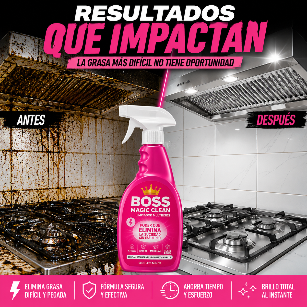 BOSS MAGIC CLEAN - Control Total de la Grasa