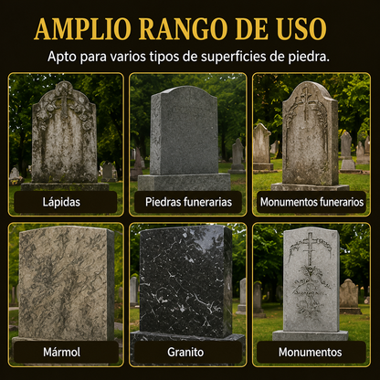MEMORIAL CLEAN™-Recupera el brillo y apariencia de la lápida en minutos