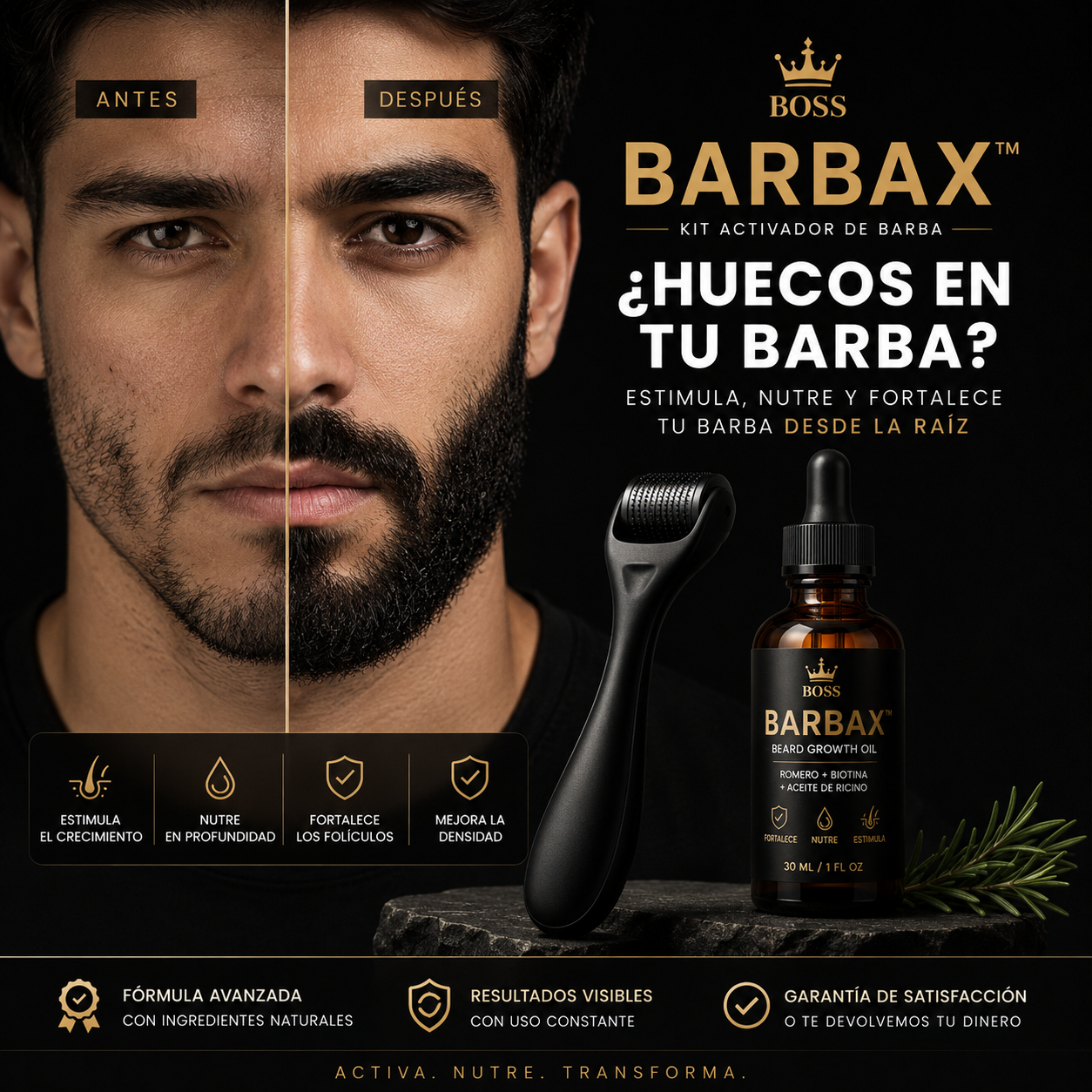 Boss BARBAX™   | Kit Activador de Barba BARBAX™
