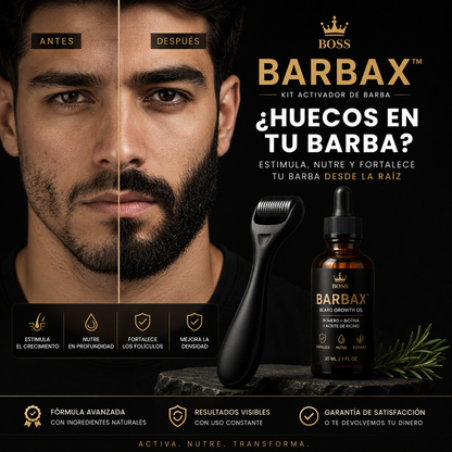 Boss BARBAX™   | Kit Activador de Barba BARBAX™