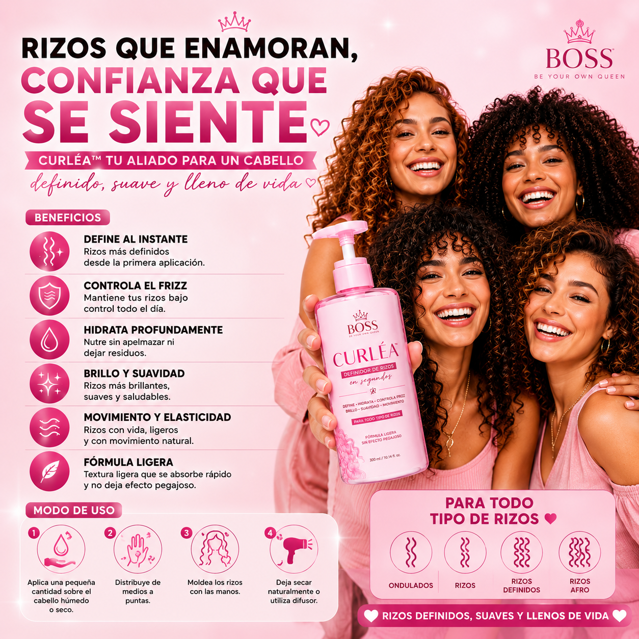 CURLÉA™ – Define Tus Rizos en Segundos