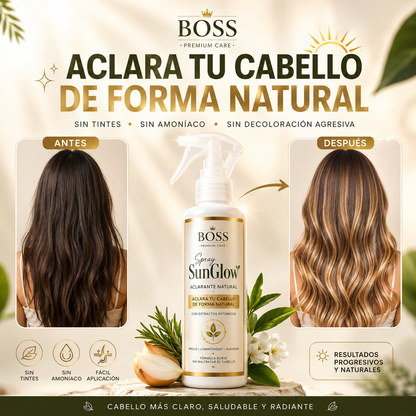 Spray SunGlow – Aclara tu Cabello de Forma Natural ⭐