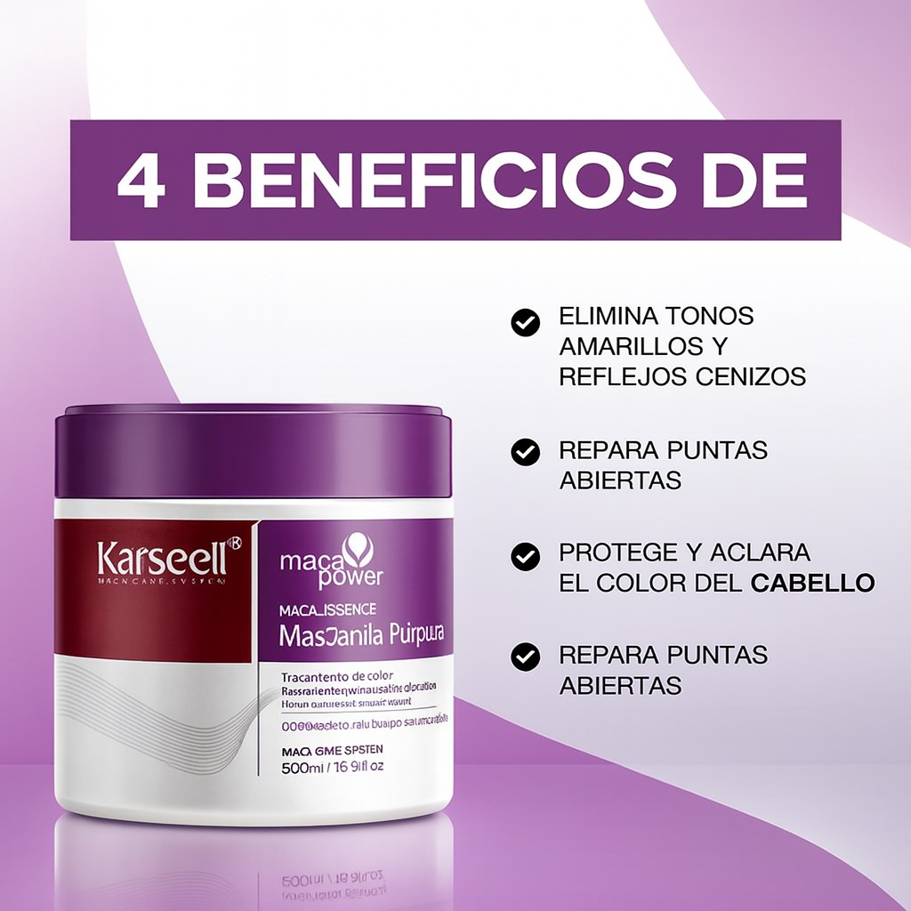 Matizante Karsell – Mascarilla capilar morada