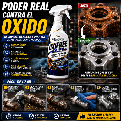 👑BOSS OxiFree Pro | Elimina el Óxido y Restaura el Metal