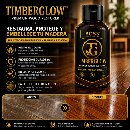 BOSS TIMBERGLOW™ – Restaura el Brillo y Color Original de tu Madera