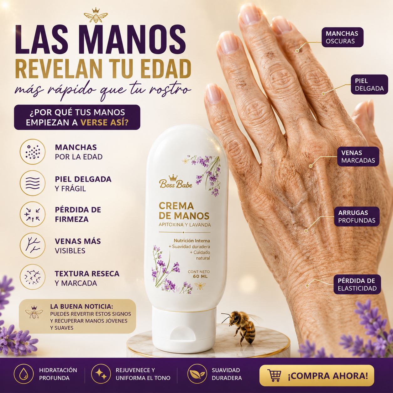 Élavéa Hands-Mejora la Apariencia de Manchas y Piel Envejecida