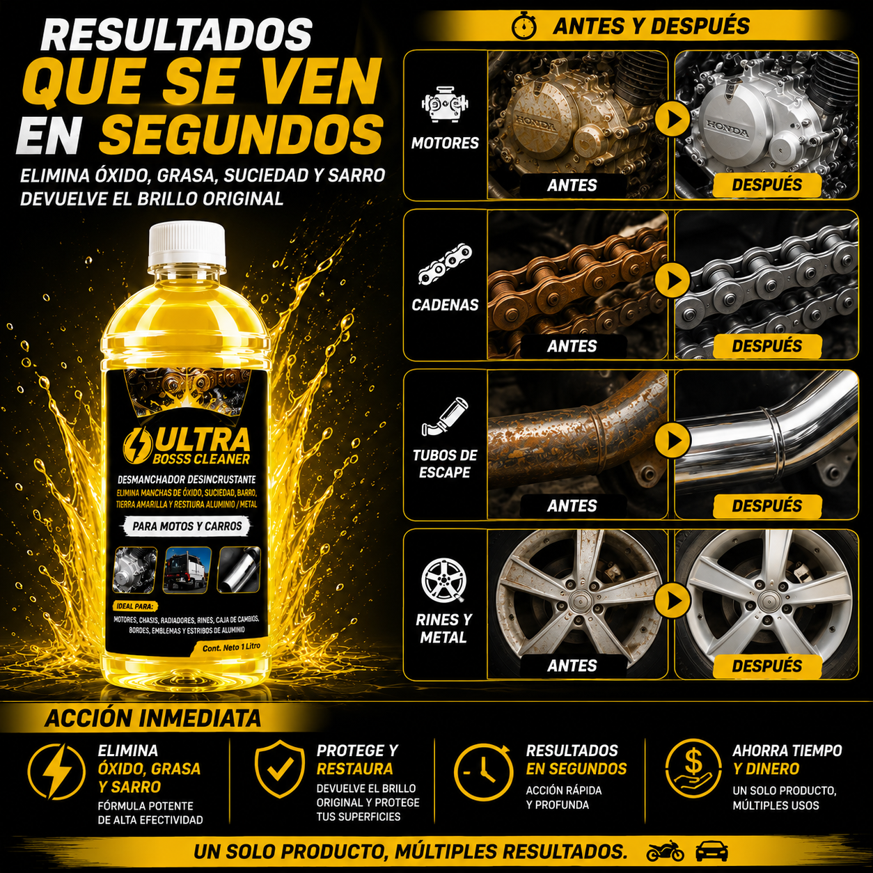 Boss Ultra Bosscleaner-Desmanchador Desincrustante