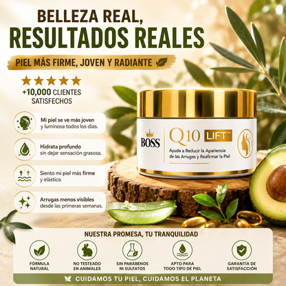 BOSS Q10 LIFT™ – Ayuda a Reducir la Apariencia de las Arrugas y Reafirmar la Piel