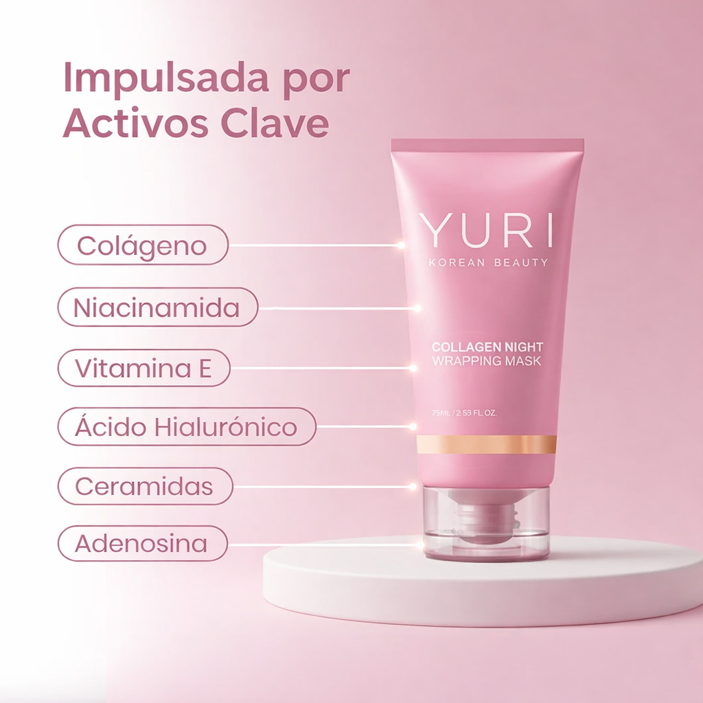 Mascarilla Nocturna Con Efecto Wrap De Colágeno–Despierta con piel firme y luminosa