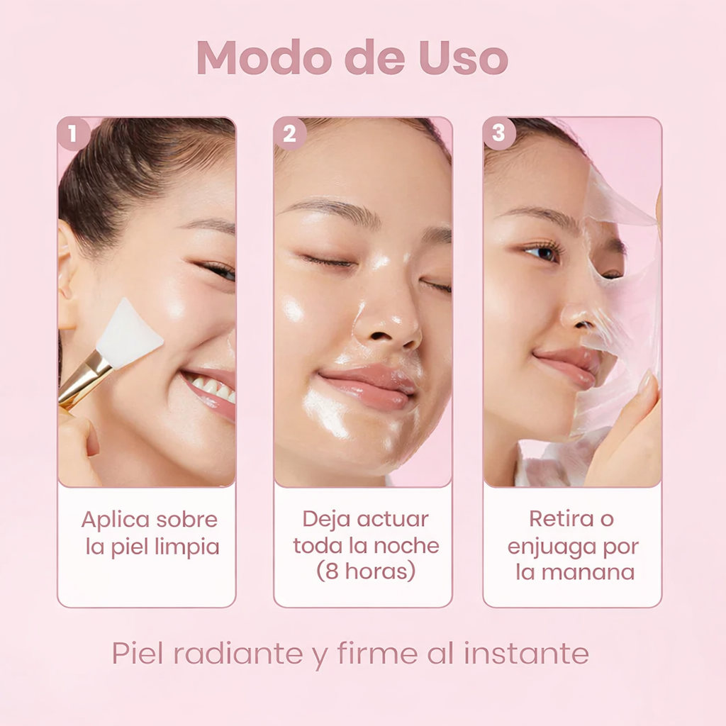 Mascarilla Nocturna Con Efecto Wrap De Colágeno–Despierta con piel firme y luminosa