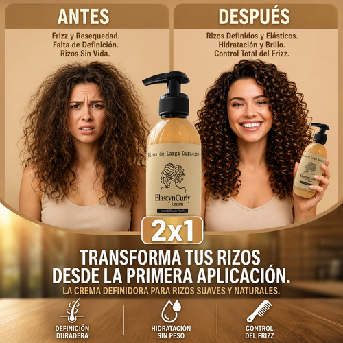 ELASTYN CURLY-Crema Definidora de Rizos de Larga Duración