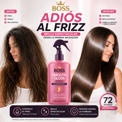 Smooth Gloss Spray – Reduce el Frizz y Consigue un Brillo Espectacular