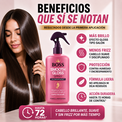 Smooth Gloss Spray – Reduce el Frizz y Consigue un Brillo Espectacular