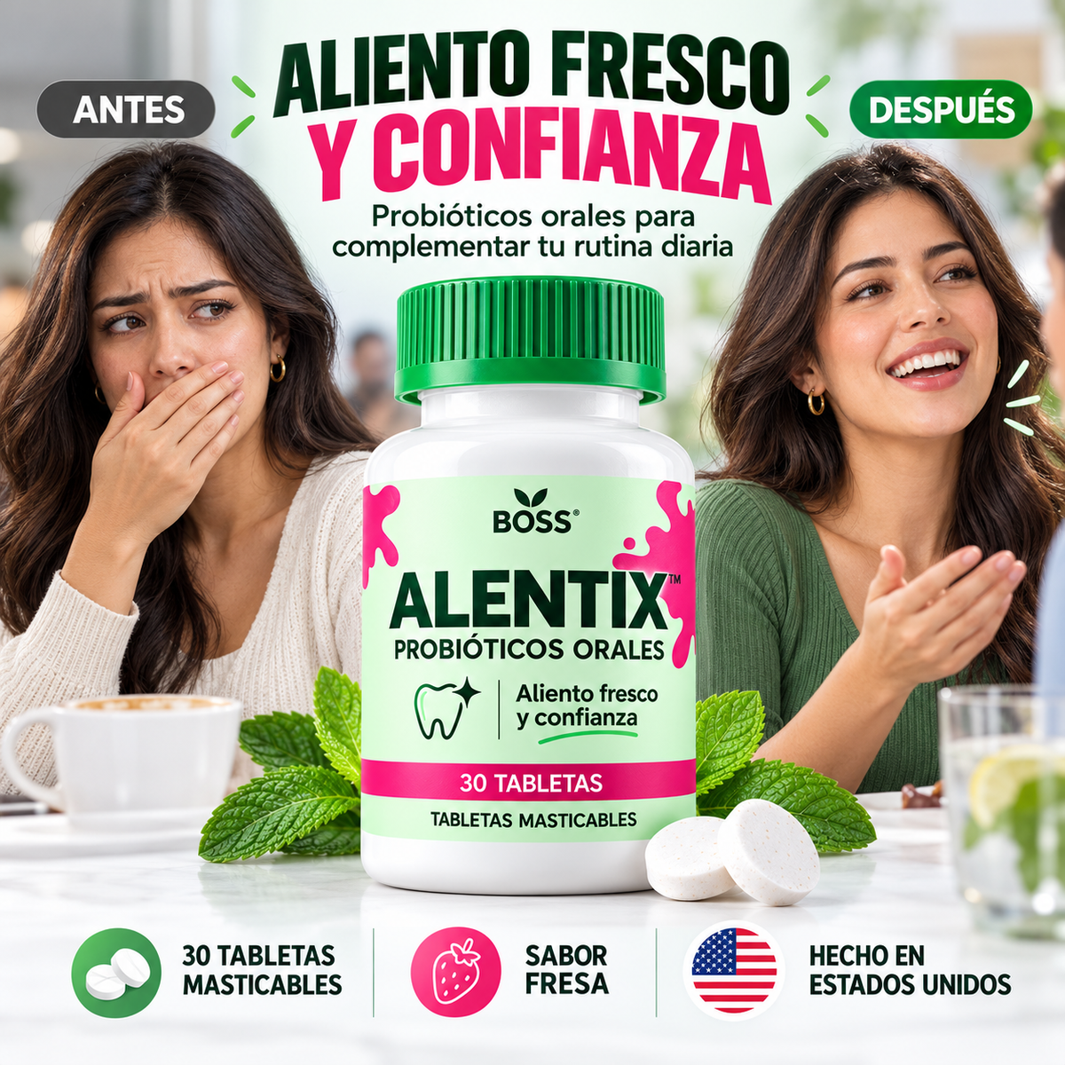 ALENTIX™ Aliento fresco y confianza