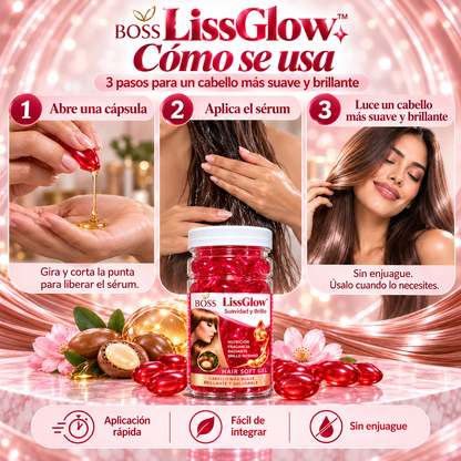 LissGlow™ – Suavidad y Brillo para un Cabello de Ensueño