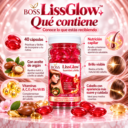 LissGlow™ – Suavidad y Brillo para un Cabello de Ensueño