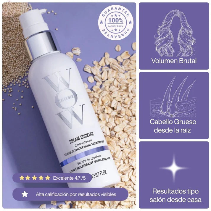 Color WOW-Tratamiento engrosador sin enjuague con infusión de carbohidratos