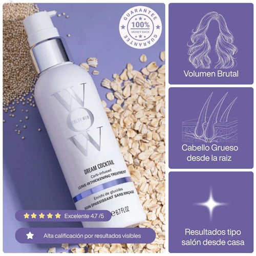 Color WOW-Tratamiento engrosador sin enjuague con infusión de carbohidratos