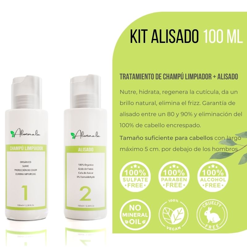 Aluminalia —Kit de Alisado 100% Vegetal de Larga Duración
