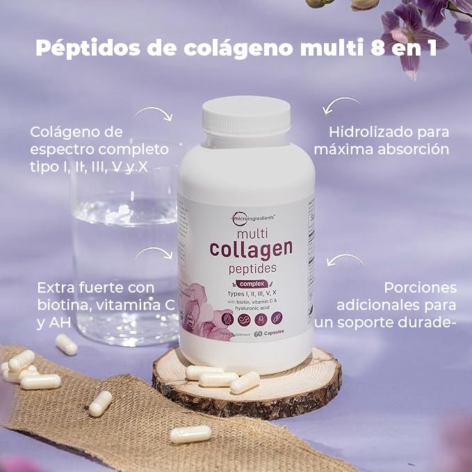 Colágeno Plus 5 en 1 – Piel, Cabello y Articulaciones